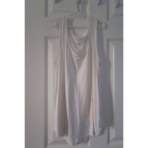 A New Day White Loose Tank